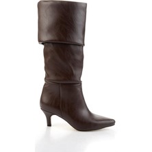 Bambi Kahve  Kadın Çizme K03138060209