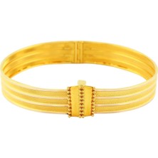 Altınkaynak 14 Ayar Altın Tasarım Bilezik  -  0198927