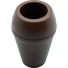 MorPerde Ahşap Jaluzi Perde Kahverengi Plastik Püskül