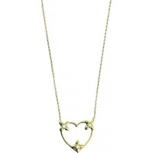 Altınkaynak 14 Ayar Altın Kalpli Kolye  -  0201228