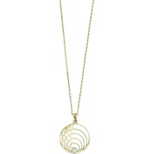 Altınkaynak 14 Ayar Altın Tasarım Kolye  -  0201294