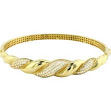 Altınkaynak 14 Ayar Altın Tasarım Bilezik  -  0198915