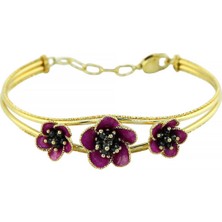 Altınkaynak 14 Ayar Altın Tasarım Bilezik  -  0200419