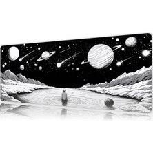 Urzuva Cosmis Solitude 70X30 3mm Kalınlık Premium Gaming Oyuncu Mousepad, Anti Slip Xxl Mouse Pad