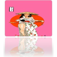Urzuva Sakura Blade Gaming Oyuncu Xl Mouse Pad Kaydırmaz Mousepad 48X40 4mm Premium Model Büyük Boy