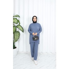 Fitilli Pantolonlu Triko Takım