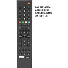 Beko Netflix Tuşlu LCD Tv Kumandası