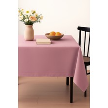 Devor Kadife Dokulu Masa Örtüsü | Şık, Yumuşak, Leke Tutmaz Pembe Masa Örtüsü