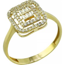 Altınkaynak 14 Ayar Altın Baget Yüzük  -  0199754