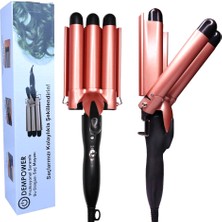 Go İthalat Prof.seramik 3lü Su Dalgası Saç Maşası - Şekillendirici (5314)