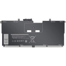 Sylar Retro Dell Xps 9365, NNF1C, Hmpfh Notebook Bataryası