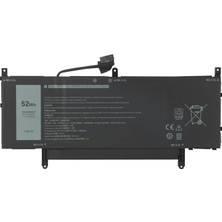 Sylar Retro Dell Latitude 9510 Notebook Bataryası - Ver.1 - 4 Cell
