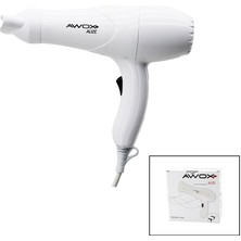 Go İthalat Awox Alize  Beyaz  Saç Kurutma - Fön Makinesi  + Dar Şekillendirici Başlık   2 Kademe Isı Ayarı   1200W (5314)