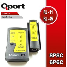 Sylar Qport Q-TS11 RJ11/45 Kablo Test Cihazı