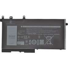 Sylar Retro Dell Latitude E5480, E5580 Notebook Bataryası - 3 Cell