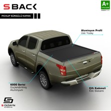 S-Dizayn Mitsubishi L200 5 S-Back Sürgülü Kapak Siyah V1 2015-2023