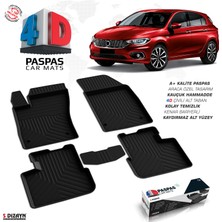 S Dizayn S-Dizayn Fiat Egea HB 4D Havuzlu Paspas 2015-2020 A+ Kalite