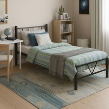 Unimet Alchera Tek Kişilik Metal Karyola Siyah