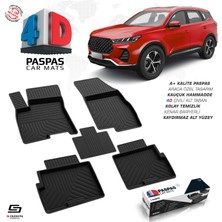 S Dizayn S-Dizayn Chery Tiggo 7 Pro 4D Havuzlu Paspas 2022-2025 A+Kalite