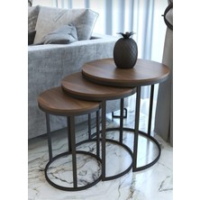 Tandoğan 3 Lü Ahşap Zigon Sehpa