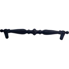 Antika Tarz Dekoratif Pirinç Yeni Sütun Mobilya Kulbu - 160MM, Oksit