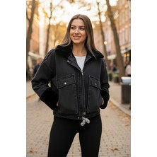 Venilife Içi Peluş Kot Mont