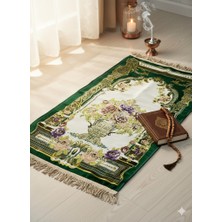 Simply Line Osmanlı Motifli Şık Çeyizlik Hediyelik Lüks Seccade astarlı Yaldızlı Seccade Kalite