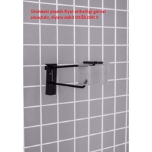 Rafburada 10 Adet Etiketli Tel Pano Kancası - Aksesuar Kancası - 20 cm