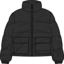 ShopINN Mte Aubrey Primaloft Puffer Kadın Siyah Mont - VN000HJV