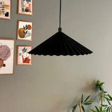 Bamyum Avilla Siyah Metal Avize Tekli Rustik Cafe Mutfak Modern Dekoratif Sarkıt Aydınlatma