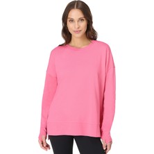 Sweaty Betty After Class Longline Kadın Pembe Sweatshirt