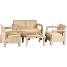 Retro Art Holiday Toscana Plastik Balkon Takımı