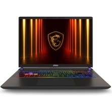 MSI Msı Vector 16 Hx Aı A2XWIG-089TR Intel Core Ultra 9 275HX 16 GB Ram 512 GB SSD RTX5080 16" 240Hz Windows 11 Home K8