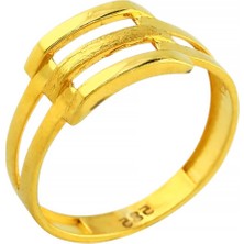 Altınkaynak 14 Ayar Altın Kaburga Yüzük  -  0198954