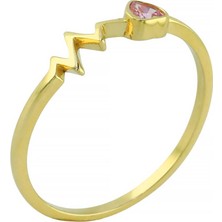 Altınkaynak 14 Ayar Altın Kalpli Yüzük  -  0201336