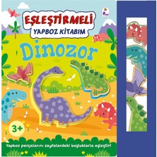 İndigo Çocuk Eşleştirmeli Yap-Boz Kitabım - Dinozor