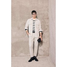 DeFacto Tailored Regular Fit Düz Paça Fitilli Kadife Pantolon F0462AX25WN