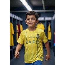Bite Nose Çocuk Al Nassr Ronaldo Forma Şort Çorap