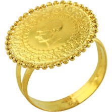 Altınkaynak 22 Ayar Altın Çeyrekli Yüzük  -  0199570