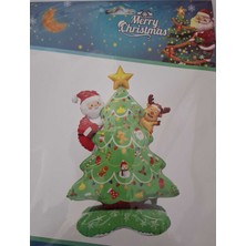 Yeşil Folyo Çam Ağacı 125CM, Dekoratif ve Şık Doğa Temalı Süsleme Aracı