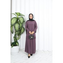 Eteği Piliseli Sade Tunik Takım