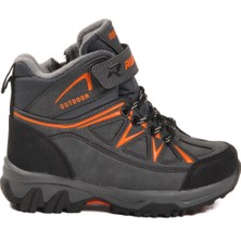 Ruffon Füme Turuncu Polarlı Kaymaz Taban Çocuk Outdoor Bot 2301 P