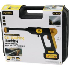 Go İthalat Oto - Araç Yıkama Makinesi Şarjlı - Yedek Bataryalı 180W - 19000 Rpm -13000 Mah - 21V -5mt Hortum- 0.8bar Acr-02 (5314)