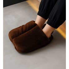 Pabtex Yumuşak Peluş Ayak Isıtıcı Panduf – Kapalı Tasarım Panduf