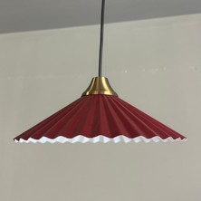 Bamyum Avilla Vişne Çürüğü Tekli Metal Avize Eskitme Plafonyer Başlık Cafe Mutfak Modern Sarkıt Aydınlatma