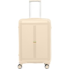 Unisex  JMY8101.12 John May Pp Silikon Valiz Orta Boy  67X41X29CM  Krem