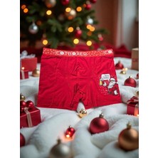 Diva Viva - Yılbaşı Temalı Desenli Erkek Boxer – Hediye Paketli