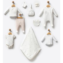 By Bubbles %100 Organik Pamuk Eoke Tex Sertifikalı Kuzucuk 10 Parça Kutulu Hastane Çıkış Seti