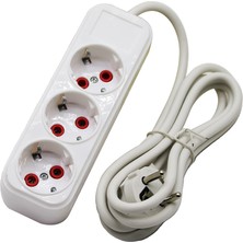 Go İthalat 3lü 3mt Uzatma Kablo Grup Priz (5314)