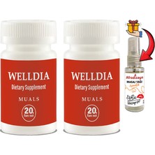 Welldia Prost Pro Caps 2 Kutu Erkeklere Özel Formüllü 20LI Takviyelik Kapsüller + Afrodizayn Masaj Yağı 30 ml